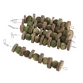 thumbnail image 3 of juguetes masticables de conejito, palitos de madera de manzana con bolas de hierba para conejos, chinchillas, conejillos de indias y hámsteres, 3 of 15