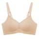 thumbnail image 1 of Sujetador Inalámbrico Sujetador Sin Costuras Para Mujer Sujetador Súper Cómodo Sujetador Invisible Ajustable Con Cuello En V - Tono De Piel, 1 of 5