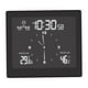 thumbnail image 2 of Reloj de ducha digital LCD, resistente al agua, para baño, con higrómetro y temperatura para pared. Negro, 2 of 9
