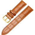 thumbnail image 1 of wonima11 Genuine Leather Watch Bands for Men Women Quick Release Soft Calfskin Italian Leather Alligator Embossed Strap Business Casual Universal Replacement Band 12mm to 24mm, 1 of 1