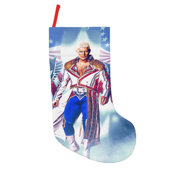 Co-dy Wrestler Rh0d Christmas Stockings 17.7 Inch Xmas Gifts Fireplace Hanging Stockings Holiday Decor