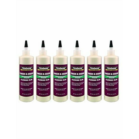 Titebond Tongue & Groove Flooring Glue #2104 (6 bottles) by Unknown