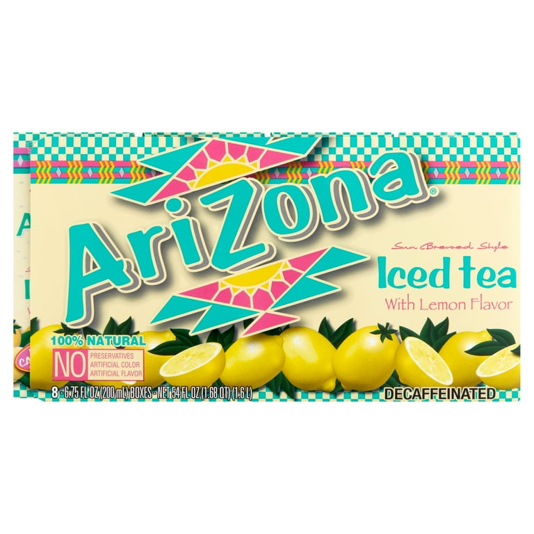 AriZona Decaffeinated Iced Tea with Lemon Flavor 8 - 6.75 fl oz