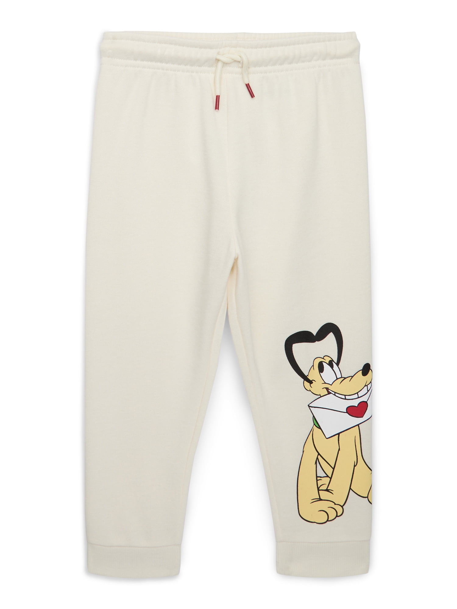 Mickey & Friends Toddler Boys or Girls Valentine's Day Graphic Sweatshirt and Jogger Pants Set, 2- Piece, Sizes 12M-5T