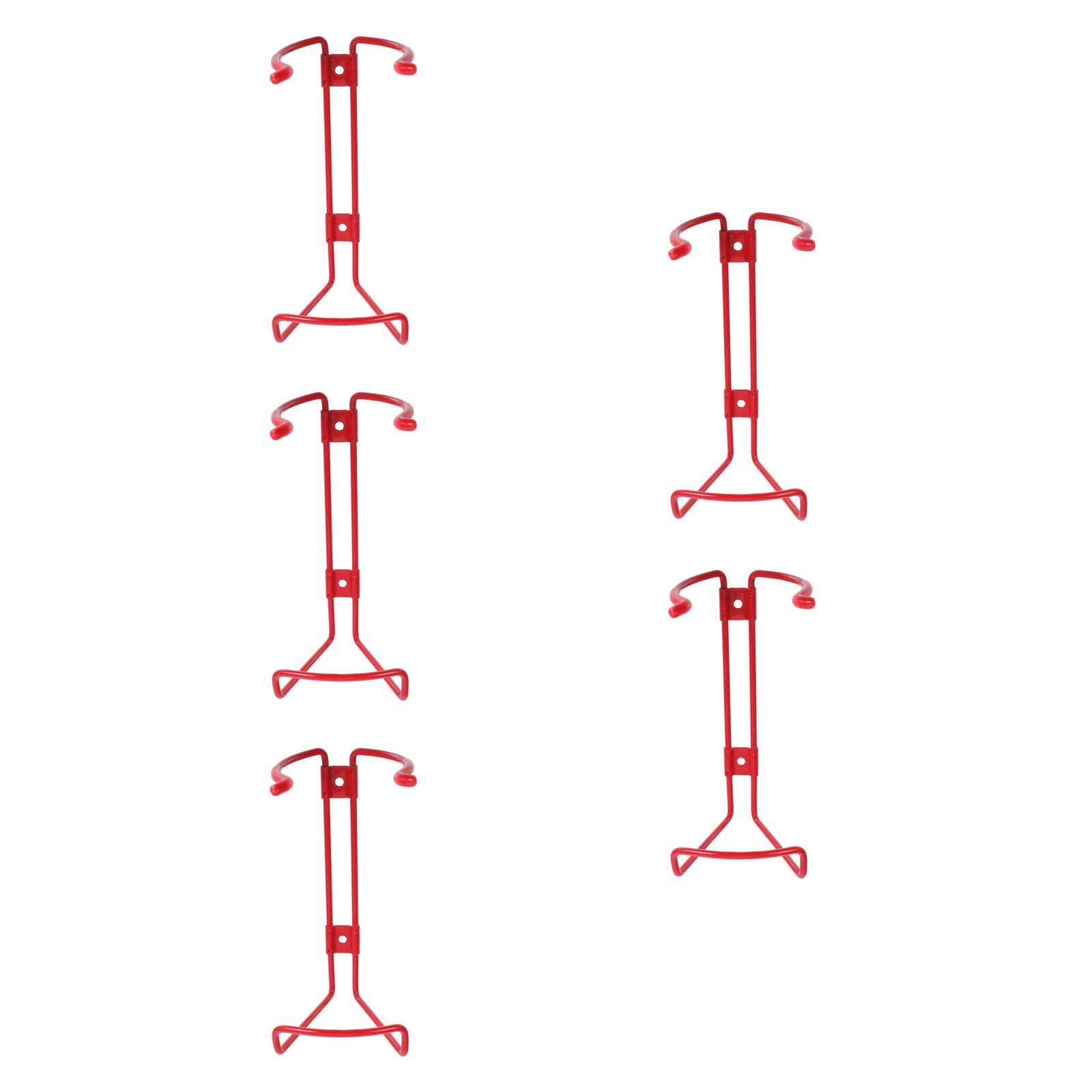 Raindrops 5-Pack Wall Mount Brackets, Iron Holders for Secure Storage and Easy Access (Small)