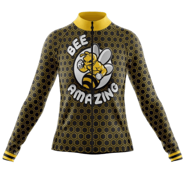 Maillot de Cyclisme à Manches Longues Bee Amazing pour Femmes - m