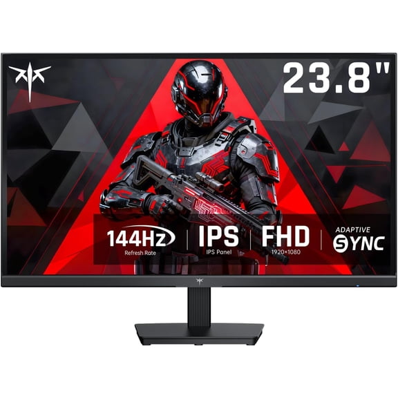 Restored KTC H24B9S 24 "Computer Monitor, FHD 144Hz Office Gaming Monitor, IPS, Adaptive-Sync, HDMI & DP Port, 1500:1 Contrast Ratio, Bluelight Filter, Tilt Adjustable (Refurbished)
