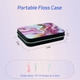 thumbnail image 2 of Funda de viaje con soporte para hilo dental Aaymoous, paquete de 2 con púas, 2 of 6