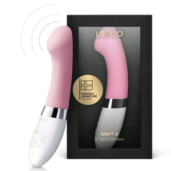 LELO GIGI 2 G Spot Vibrator Silicone Waterproof Personal Massager for Women, Pink