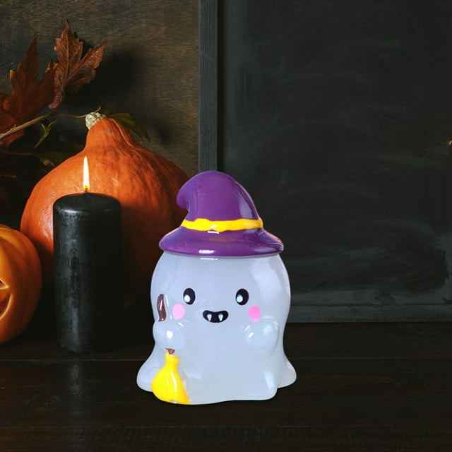 LSLJS Mini Halloween Garden Figurines Cute Pumpkin Ghost Miniature Model Witch Figurines Decorated Halloween Party DIY Decoration, Halloween Decorations
