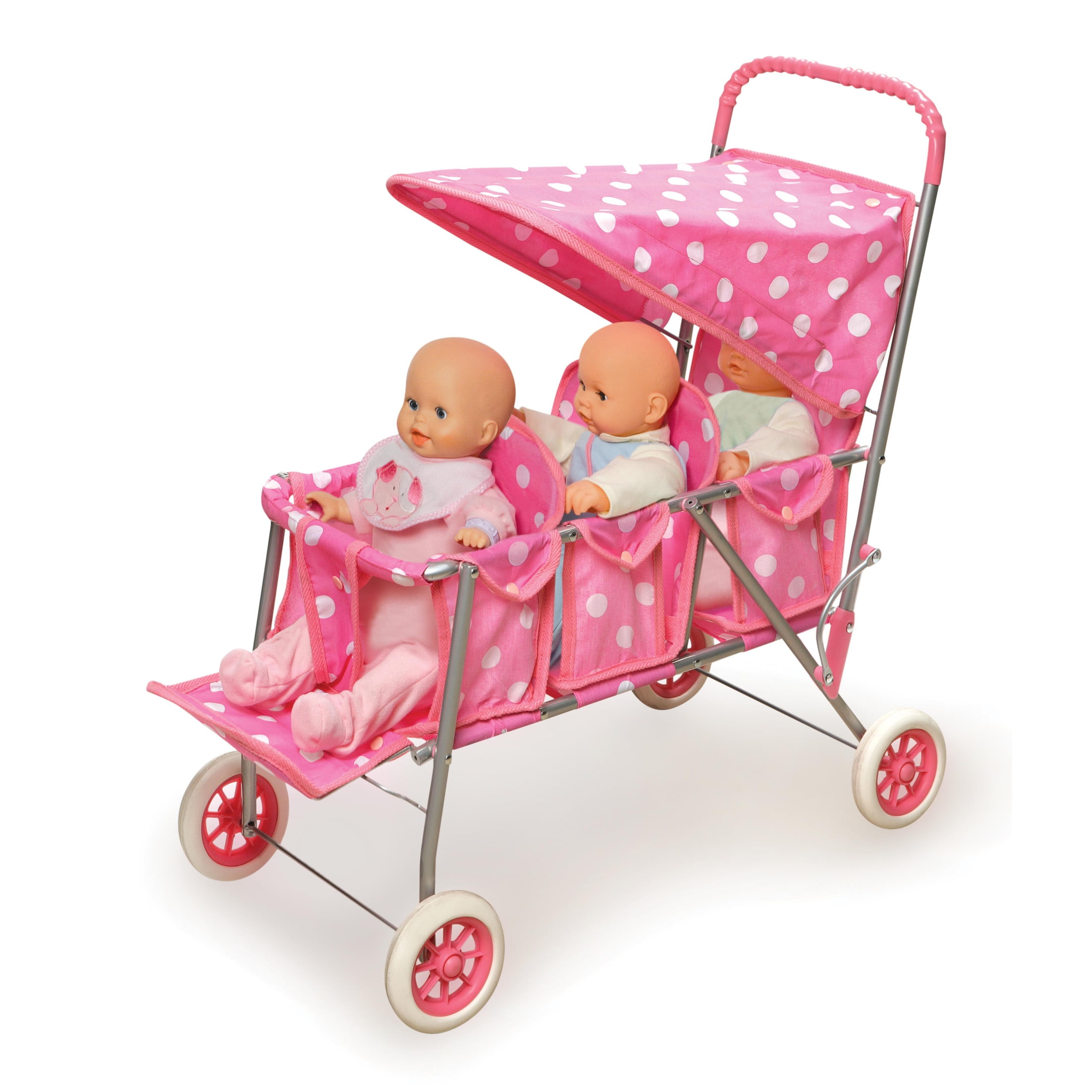 Triplet dolls pram discount