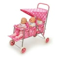 thumbnail image 5 of Folding Triple Doll Stroller - Pink/Polka Dots, 5 of 7