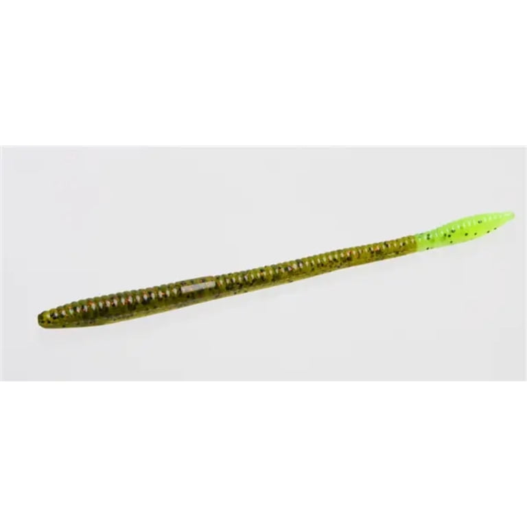 Zoom Trick Worm 6.5'' Green Pumpkin Blue 20pk - Walmart.com