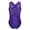 Purple, variant on iiniim Girls Sleeveless Mesh Splice Criss Cross Back Ballet Dance Leotard Bodysuit