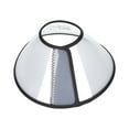 thumbnail image 4 of Pet Cone Collar Adjustable Prevent Bite Protective Translucent After Surgery Dog Recovery Collar For Puppy Cat Type 6, 4 of 6