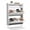 White, variant on White Shoe Cabinet with Grille Design Flip-Top Compartment 2 Drawers High Feet Side Metal Hooks Slim Storage Organizer for Entryway Hallway Apartment Mudroom