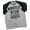 T-Shirt Heather Grey, variant on GYMISH RAGLAN Hustle Workout Gym T-Shirt – Funny Gym Shirt for Men, Men's Workout Tee, Athletic Fitness & Bodybuilding Apparel