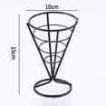 thumbnail image 3 of Cogfs American Creative French Fries Basket Food Bucket Snack Chips Container Tableware Black Wire Basket 1 Pcs, 3 of 8