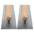 thumbnail image 5 of WASHWEPE 2-Pack 8.1 Inch Stainless Steel Flat Trowel Set for Masonry, Concrete, and Construction Work, 5 of 8