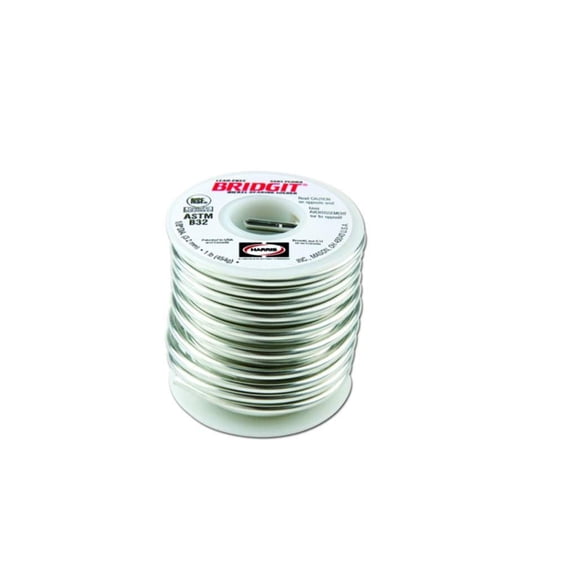 Soldadura Harris BRGT61 sin plomo para plomería 1 lb