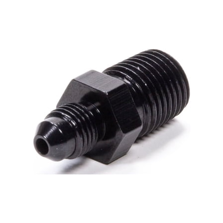 Straight Adapter Fitting #3 x 1/4 MPT Black