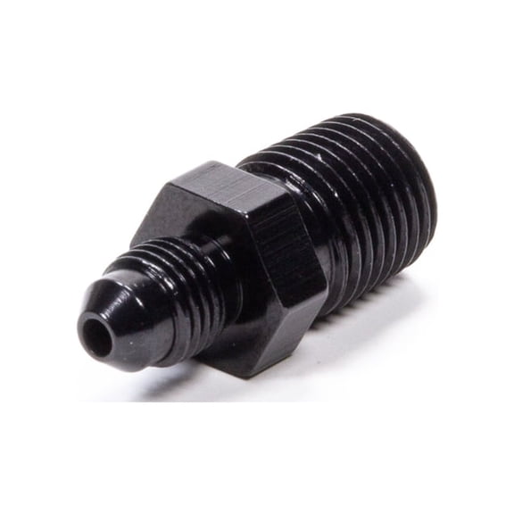 Straight Adapter Fitting #3 x 1/4 MPT Black