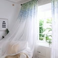 thumbnail image 1 of Awdenio Leaves Sheer Curtain Tulle Window Voile Drape Valance 1 Panel Fabric, 1 of 5