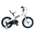 thumbnail image 2 of RoyalBaby Vélo pour Enfants 16 Pieds' avec Béquille et Roues Stabilisatrices, Bleu, 2 of 9
