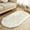 Blanc, variante sur EIGTHTAIL Tapis en Fausse Fourrure, Couleur Unie, Petits Tapis de Zone, Tapis Duveteux en Peau de Mouton, Tapis Ovale, Tapis Shag Lavable à la Machine, Jetés pour Chambre de Bébé, Lit, Salon, Chambre d'Enfants