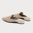 thumbnail image 3 of Mules para mujer con punta en punta y tacón bajo mulas de punto para niñas y damas, 3 of 9