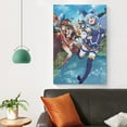 thumbnail image 4 of Japan Sci-Fi Fantasy Anime Movie KonoSuba Role Poster Artworks Canvas Poster Room Aesthetic Wall Art Prints Home Modern Decor Gifts 16x24inch(40x60cm), 4 of 6