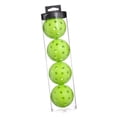 thumbnail image 2 of 4 Uds bolas de Pickleball de 74mm, pelota de juguete de práctica profesional súper dura, bolas de pepinillo de 40 agujeros para torneos, canchas al , Verde, 2 of 8