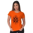 thumbnail image 4 of Triangle Eye Wheel Symbolic Spirit Womens Fitted Plus Size Graphic Tee Brisco Brands 2X, 4 of 5