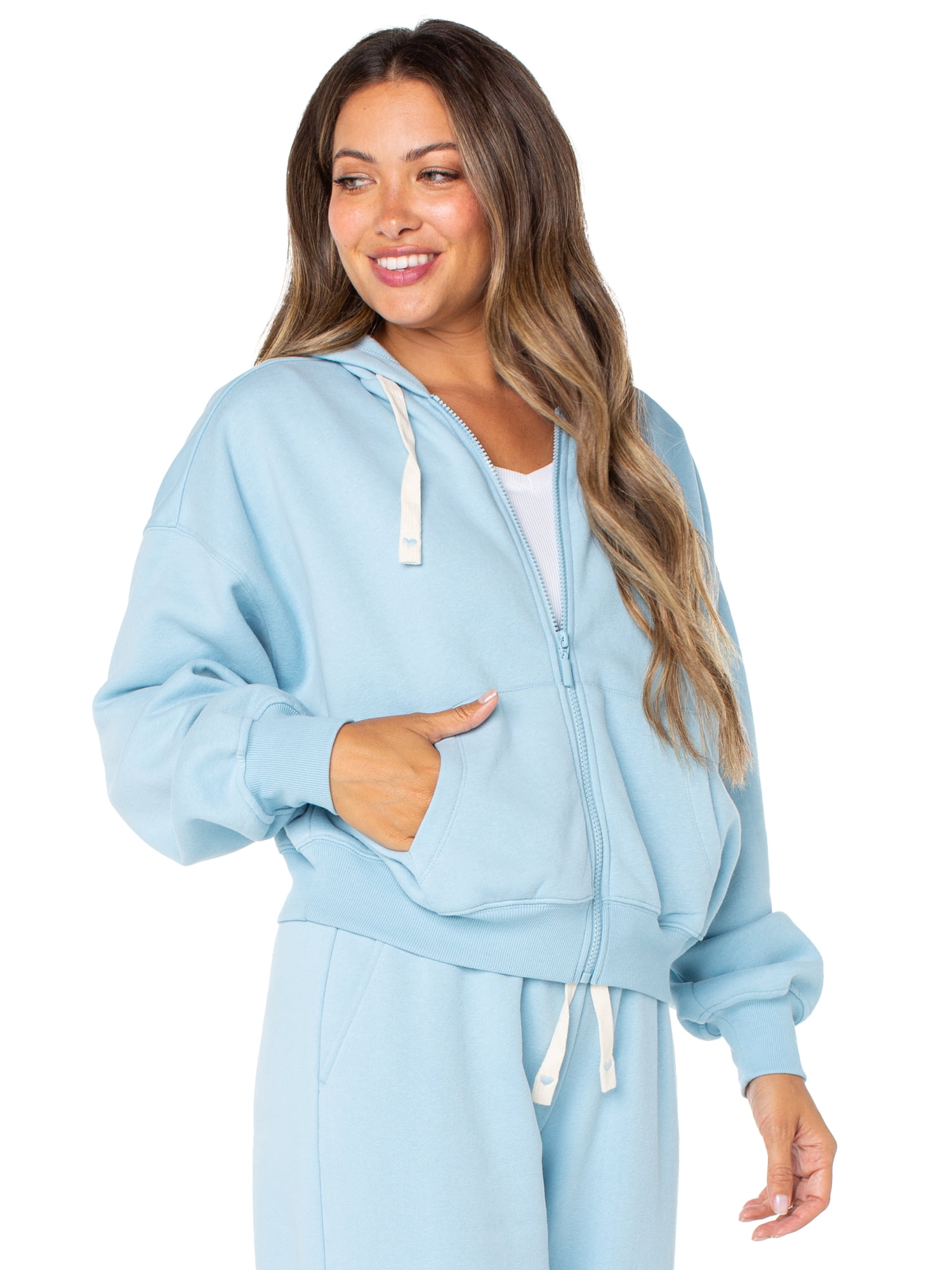 Celebrity Pink Women's Zip Front Hoodie, Sizes XS-4X