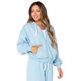 thumbnail image 2 of Celebrity Pink Women's Zip Front Hoodie, Sizes XS-4X, 2 of 6