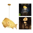 thumbnail image 4 of Lámpara colgante de bambú con forma de , iluminación, cortinas, decoración, tejido de lámpara, tejado de natural, luz colgante, pantalla de tejado jinwen Pantalla de lámpara de bambú, 4 of 8