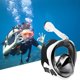 thumbnail image 5 of Gafas De Natación Gafas de natación Separación Tubo de respiración Gafas de buceo (blanco y negro S/M) Ndcxsfigh Para Estrenar, 5 of 7