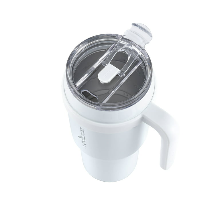 Base Brands Reduce Cold-1 Mug, 40 Oz, White: Tumblers & Water  Glasses