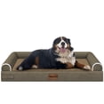 thumbnail image 1 of Cama Grande para Perro NANUYA Ortopédica Impermeable con Respaldo 109x94 cm, 1 of 9