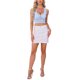 thumbnail image 2 of INSPIRAR CHIC Top de Mujer Sin Mangas de Encaje Floral con Escote en V Profundo, Top Corto de Cami Transparente, L Azul, 2 of 6
