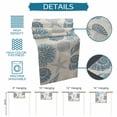 thumbnail image 6 of Blue Coastal Table Runner 72 Inches, Shell Starfish Coral Nautical Summer Beach Rustic Bed Runner Dresser Scarves Tabletop for Indoor Outdoor Parties/Ceremony/Banquet, 16" x 72", 6 of 9