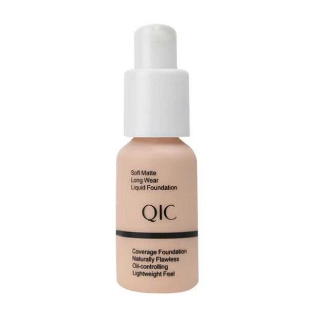 Beauty QIC Corrector Mate Base Líquida Hidratante Natural Crema de Base, 30 ml