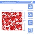 thumbnail image 5 of Coolnut Valentine's Day Washcloths Set of 2-12 X 12 Inch, Fast Drying Wash Cloth for Bathroom-Hotel-Spa-Kitchen Multi-Purpose Fingertip Towels and Face Cloths Wash cloth, 5 of 7