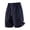 Navy, variant on Besolor Workout Shorts for Men Wide Leg Drawstring Elastic Waist Quick Dry Breathable Athletic Hiking Shorts with Pockets(X-Large,Yellow)