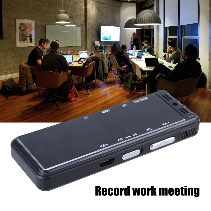 64GB Digital Voice Recorder Voice Activated Recorder for Lectures Meetings Interviews Dictaphone Recording Device Tape
