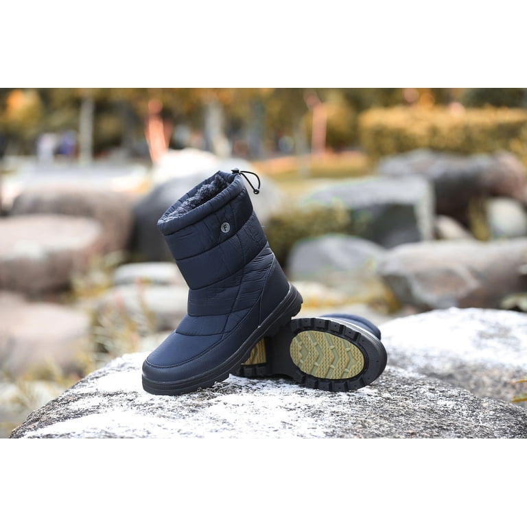 Santimon Wool Lining Snow Boots Anti-Skid Waterproof Winter  display picture 1