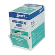 Swift First Aid 1 Pack Anti-Diarrheal Relief Tablets (100 Packs Per Box)