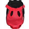 thumbnail image 3 of Mochila para perros y gatos, bolsa de viaje con manos libres para mascotas, mochila de malla transpirable con doble hombro, accesorios para mascotas, 3 of 5