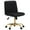 Black, variant on Mainstays Extra Plush Velvet Channel Upholstered Office Chair, Cool Water