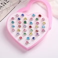thumbnail image 2 of Anillo para niños, joyería de dibujos animados para mujer, anillo de princesa, juego de juguetes de resina, pequeños regalos para jardín de infantes, joyería para niñas, 2 of 4